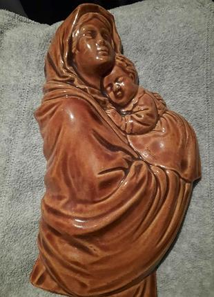 Статуетка на стіну "матір божа"