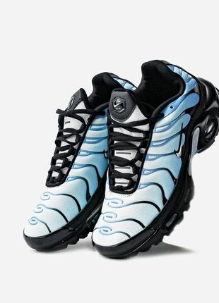 nike metallic air max tn plus gradient blue4 фото