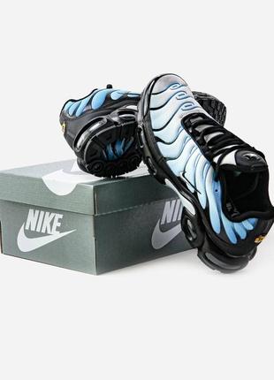 nike metallic air max tn plus gradient blue5 фото