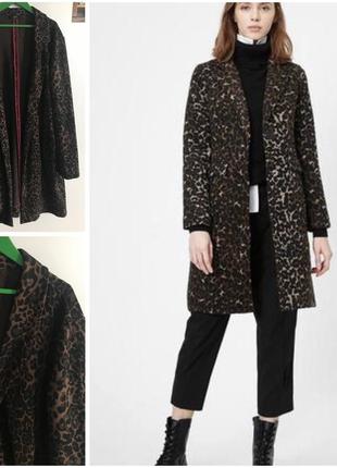 Блейзер накидка з леопардовим принтом