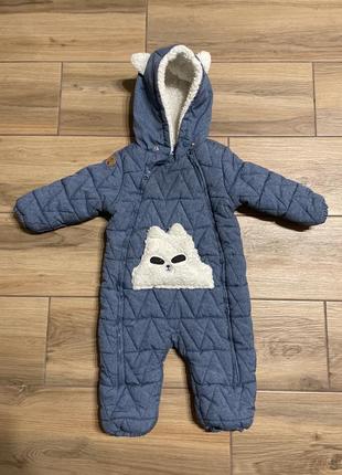 Демисезонный детский комбинезон размер 74