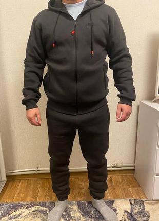 Мужской спортивный костюм, теплый мужской костюм