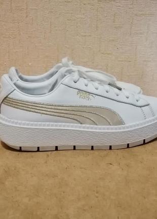 Кросiвки puma platform trace basket на стопу 24 см натуральна шкiра