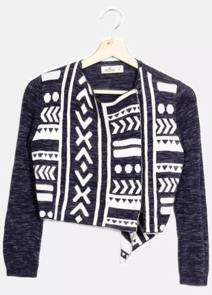 Укорочений асиметричний кардиган оверсайз hollister, s