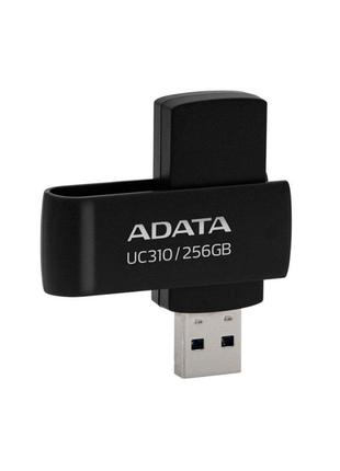 Flash a-data usb 3.2 uc310 128gb black2 фото