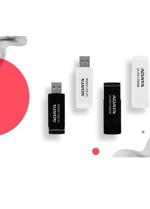 Flash a-data usb 3.2 uc310 128gb black5 фото