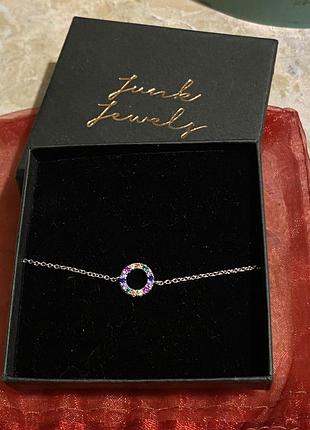 Браслет junk jewels rainbow circle