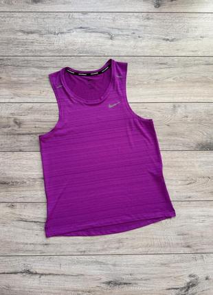 Майка чоловіча nike dri-fit miler tank, оригінал, найк7 фото