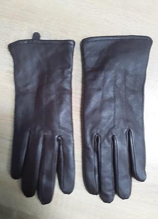 Шкіряні рукавички/кожаные перчатки р.s/m3 фото