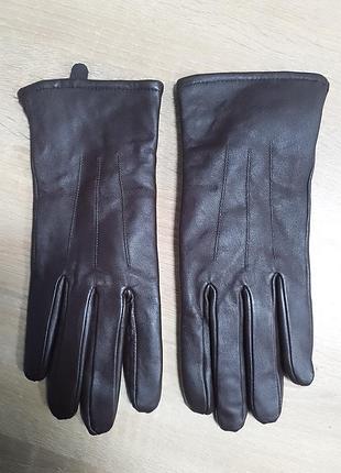 Шкіряні рукавички/кожаные перчатки р.s/m