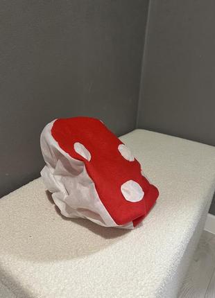 Шапка мухомору дитяча карнавальна