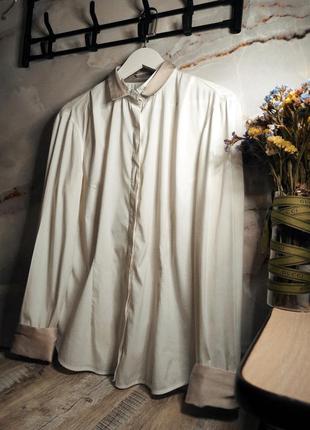 Шикарная рубашка от премиум бренда brunello cucinelli в составе шелк