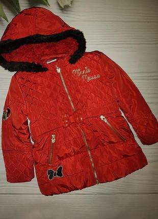 Яркая куртка из минные маус george