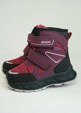 Дитячі зимові черевики bi&ki biki new 2024 01371f7 фото