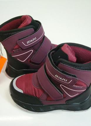 Дитячі зимові черевики bi&ki biki new 2024 01371f8 фото