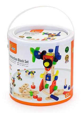 Деревянный конструктор viga toys 68 эл. (50382)