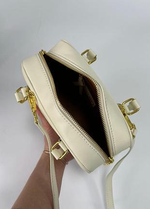 Miumiu arcadie leather bag cream 6