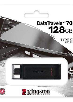 Flash kingston usb 3.2 dt 70 128gb type-c