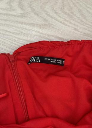 Красное платье от zara xc2 фото