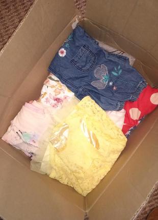 Пакет вещей на девочку 3-6,6-9 мес