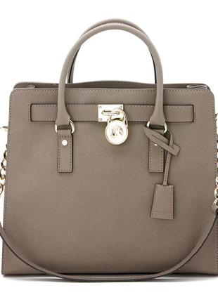 Сумка зі шкіри сафьяно бежева сумка шкіряна сумка michael kors tasche hamilton сумка из кожи сафьяна бежевая кожаная сумка