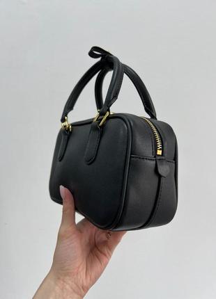 Miumiu arcadie leather bag black 8