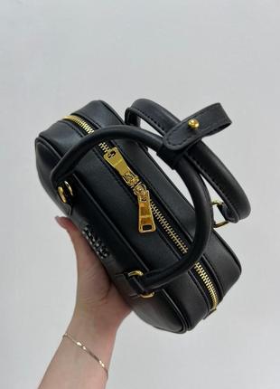 Miumiu arcadie leather bag black 6