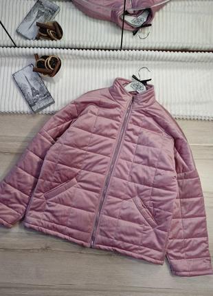 Оксамитова куртка бомбер оверсайз shein p l