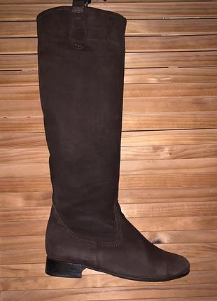 Сапоги кожаные замшевые gabor размер 39 (5,5)