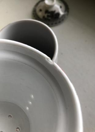 Чашка для заварювання чаю з фільтром кераміка у китайському стилі4 фото