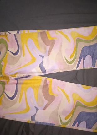 Джинсы цветные зара