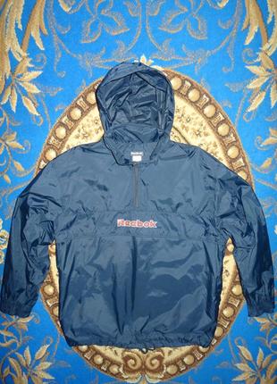 Анорак віндраннер вітровка reebok essentials чоловіча м