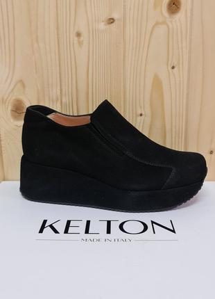 Лоферы фирмы kelton итальялия замша