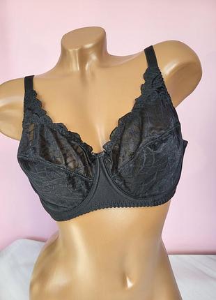 Бюстгальтер женский с кружевом без пуш-апа калина 5227-17 черный
