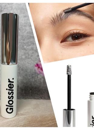 Прозрачный, фиксирующий гель для бровей glosier boy brow volumizing eyebrow gel-pomade clear