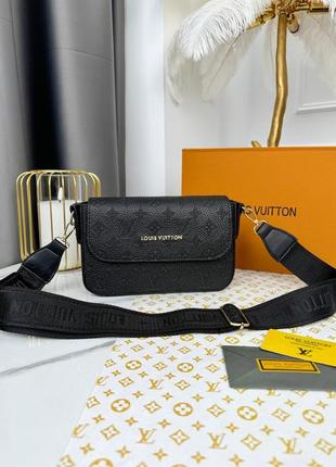 Сумка крос-боді louis vuitton два ременя