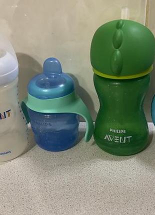 Пляшечки фірми avent і chicco