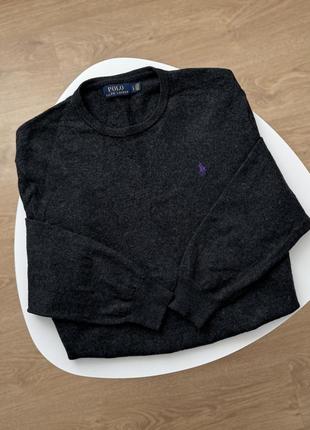 Шерстяной свитер ralph lauren m-l
