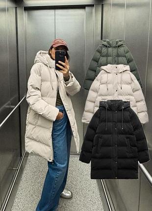 Жіночий зимовий пуховик zara
