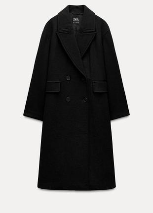 Жіноче вовняне пальто zara