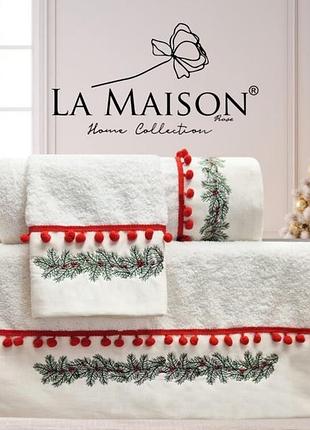 Туреччина 🇹🇷, новорічний набір рушників, преміальна якість