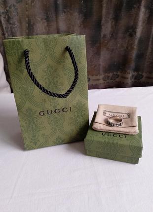 Кольцо gucci серебро 925 made in italy