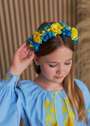 Українські квіткові віночки на голову.