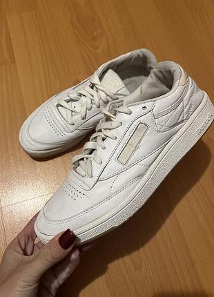 Кроссовки reebok кожа