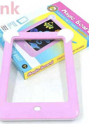 Магічна 3d дошка для малювання magic board (pink)