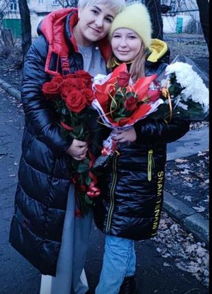 Пуховик зимний, не сбит!8 фото