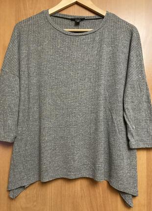 Турецкая фирменная кофта-свитшот в рубчик