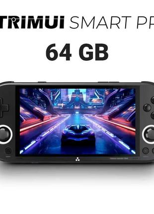 Приставка ігрова консоль trimui smart pro 64 гб (playstation psp, sega, nintendo) black