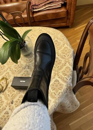 Кожаные ботинки calvin klein jeans flatform chelsea boot 1920h wn