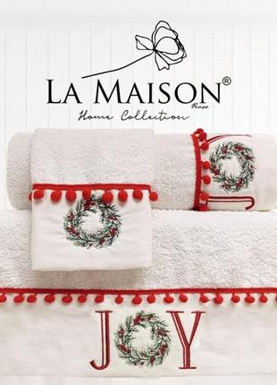 Туреччина 🇹🇷, новорічний набір рушників, преміальна якість